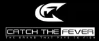 Catch The Fever Outdoors Black Background with White Logo